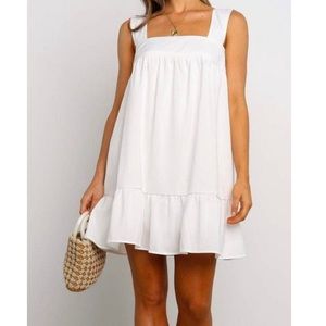 Petal and pup White Orabelle Dress